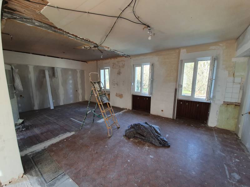 Pose d'un plafond tendus a Keskastel et environs