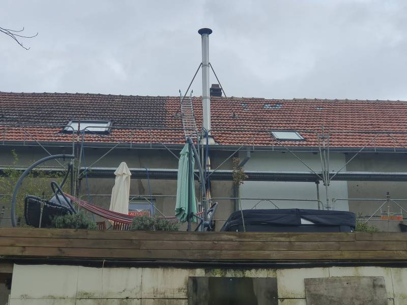 Avant/Aprés Le netoyage et le traitement hydrofuge