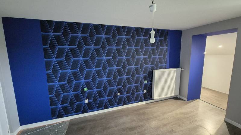 VS Peinture François à Sarralbe, pour la pose de tapisserie