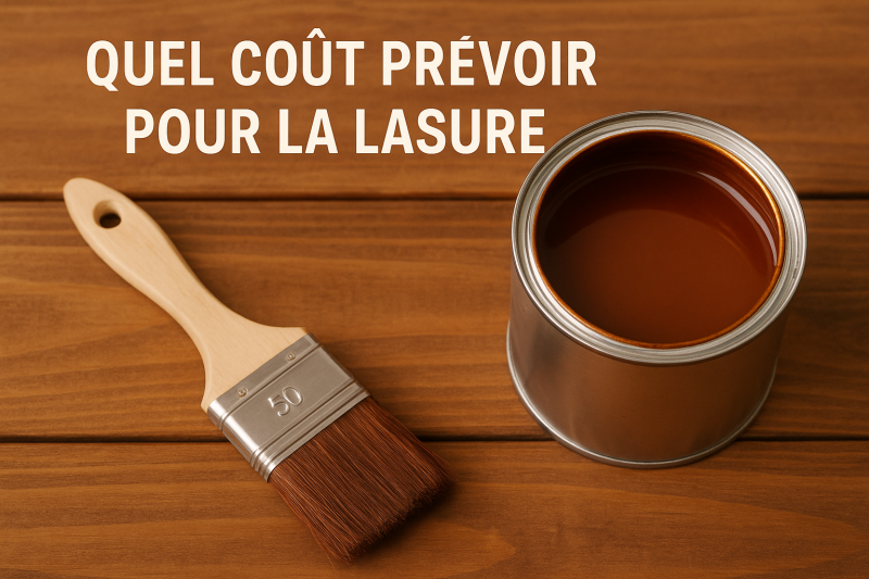 Quel coût prévoir pour la lasure ? 