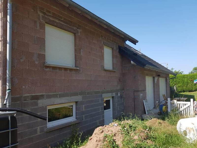 crépis de façade d'une maison à Bitche et environ