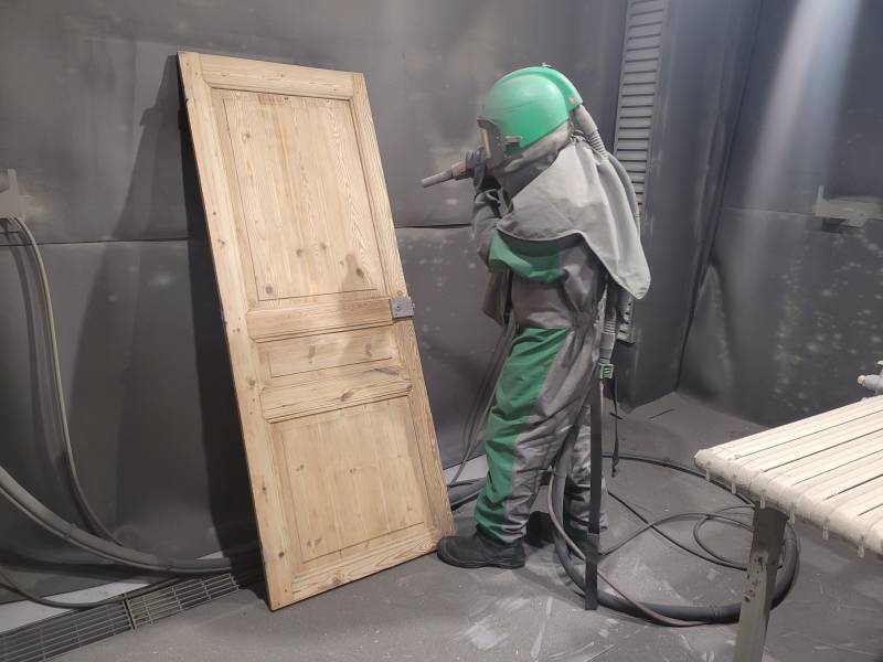Sablage de boiserie à Sarreguemines